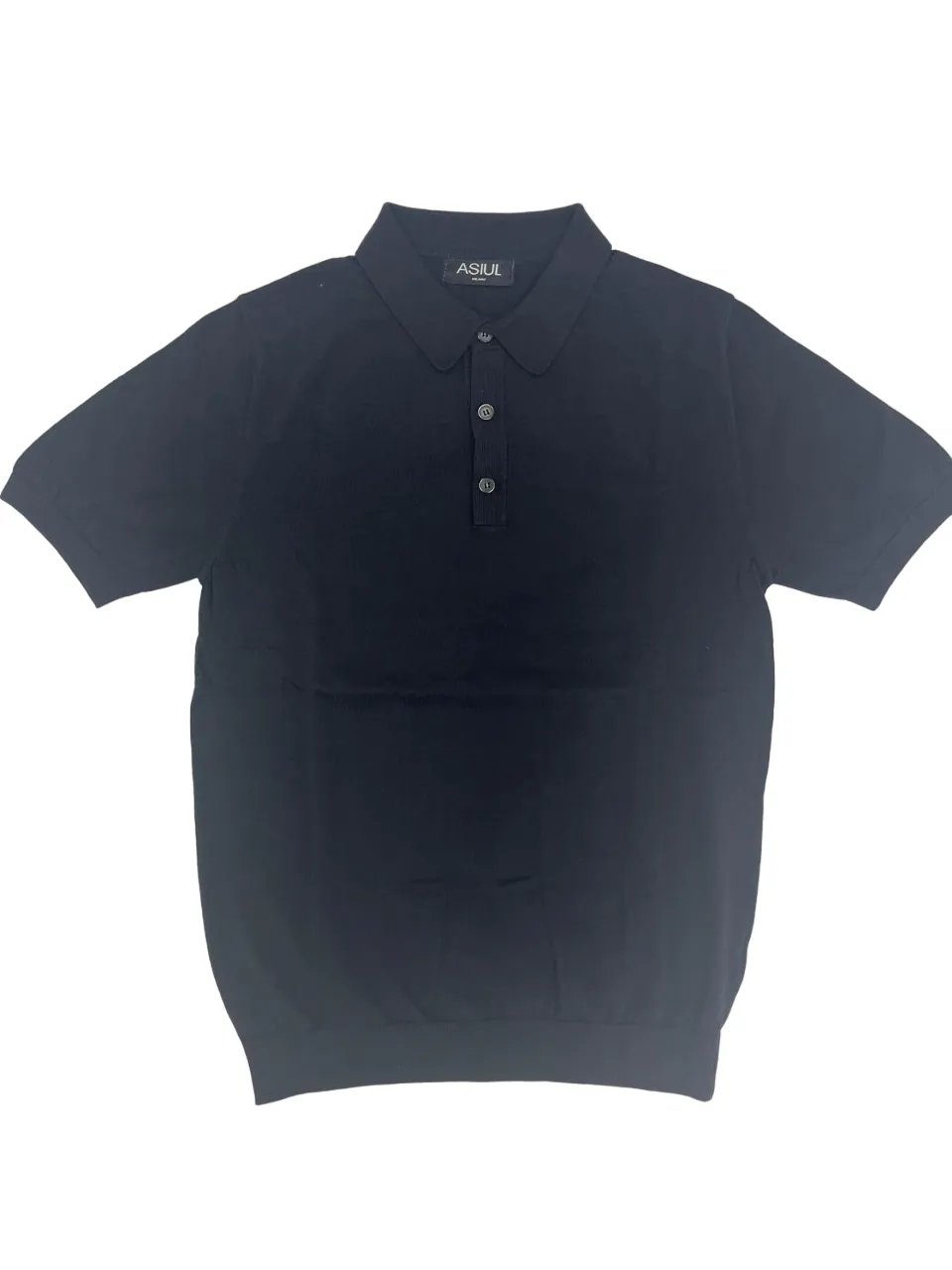 POLO NERA IN FILO