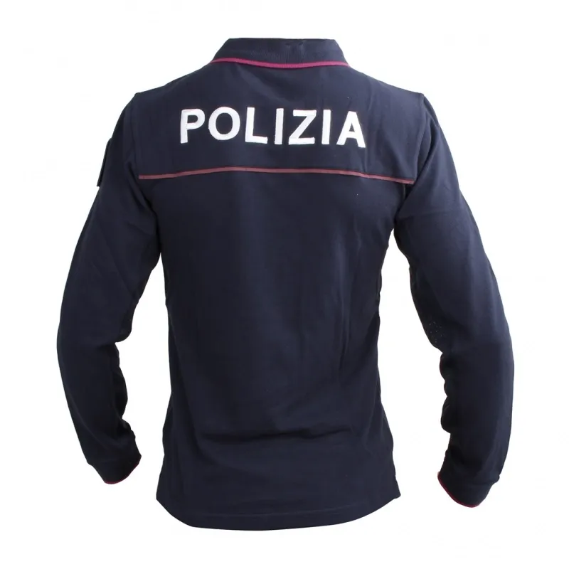 Polo Polizia di Stato PS invernale maniche lunghe