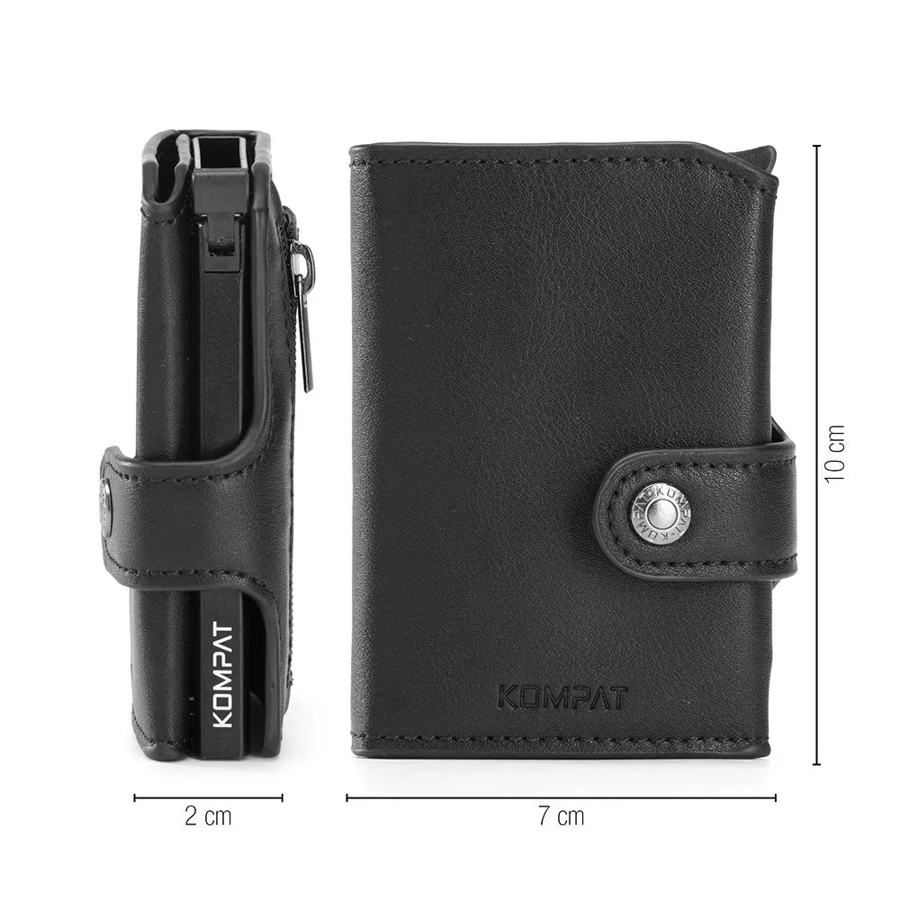 Portacarte KOMPAT linea Kompat X con RFID Colore Nero Essenziale