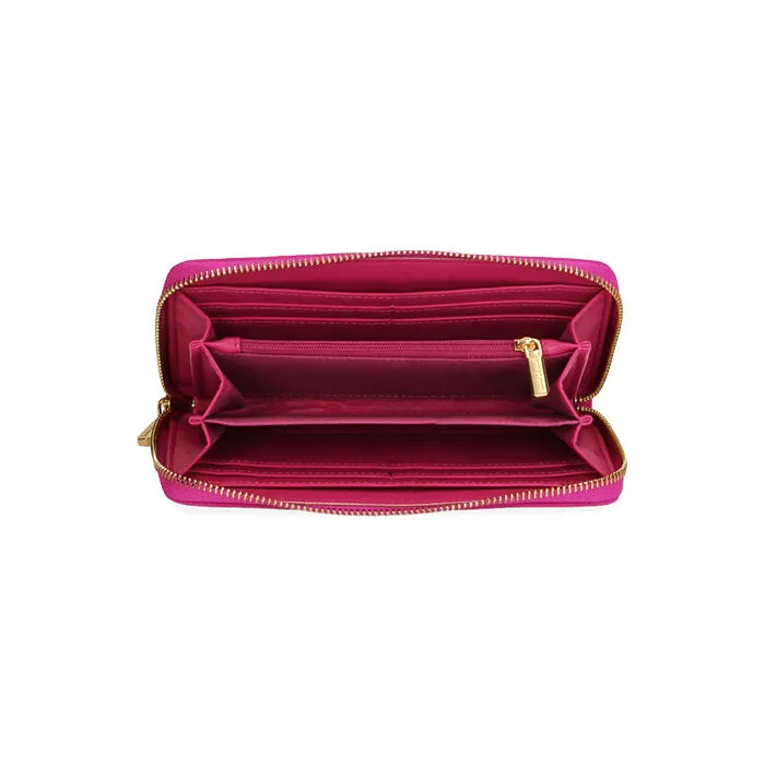 Portafoglio fucsia in lycra