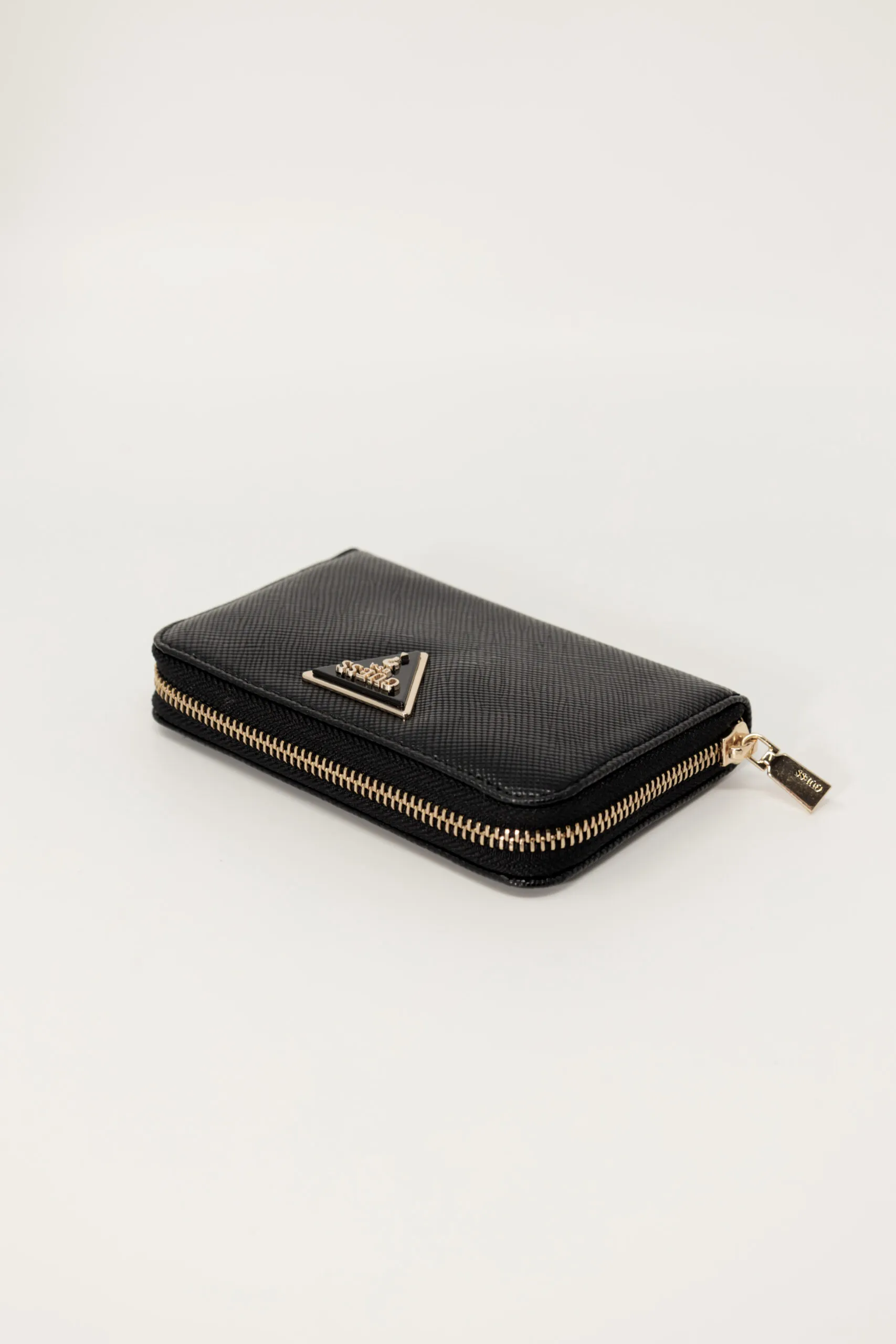 Portafoglio piccolo Guess LAUREL SLG CARD & CO Nero