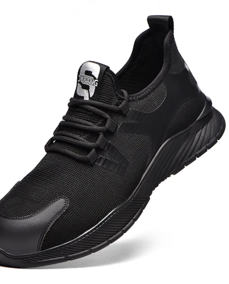 Primavera e autunno con puntale in acciaio, antiforatura, scarpe sportive, leggere e traspiranti, stivali di sicurezza