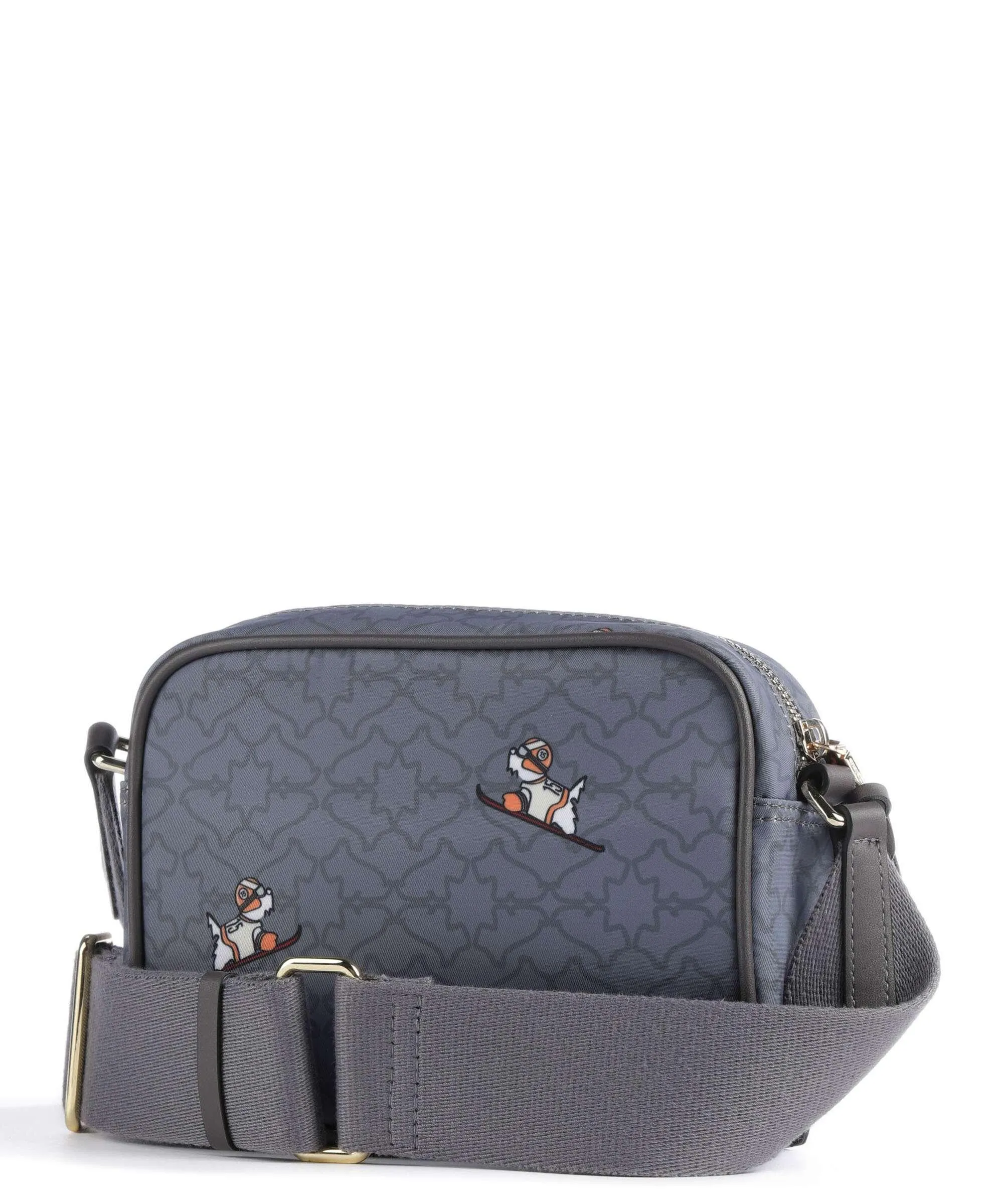  Radley London Heirloom Ski Dog Borsa a tracolla poliestere riciclato blu-grigio  