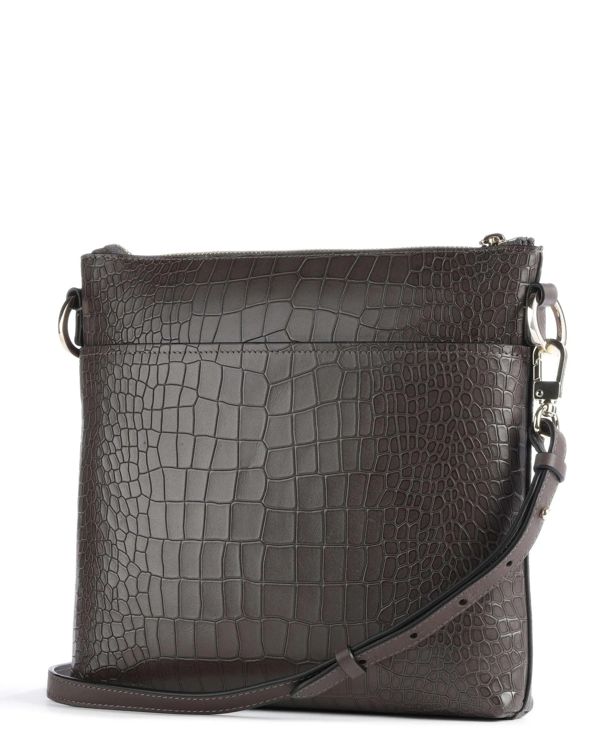  Radley London Pockets Borsa a tracolla pelle di vacchetta finemente grana marrone scuro  