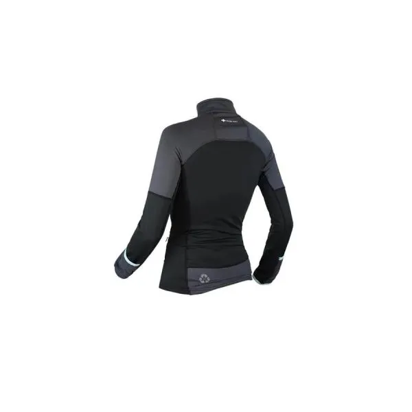 RAIDLIGHT WINTERTRAIL LS TOP W Black/Dark Grey maglia termica maniche lunghe donna