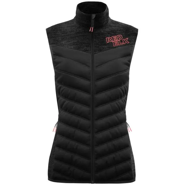 REDELK EGLE Black/Fresh Salmon gilet trapuntato donna