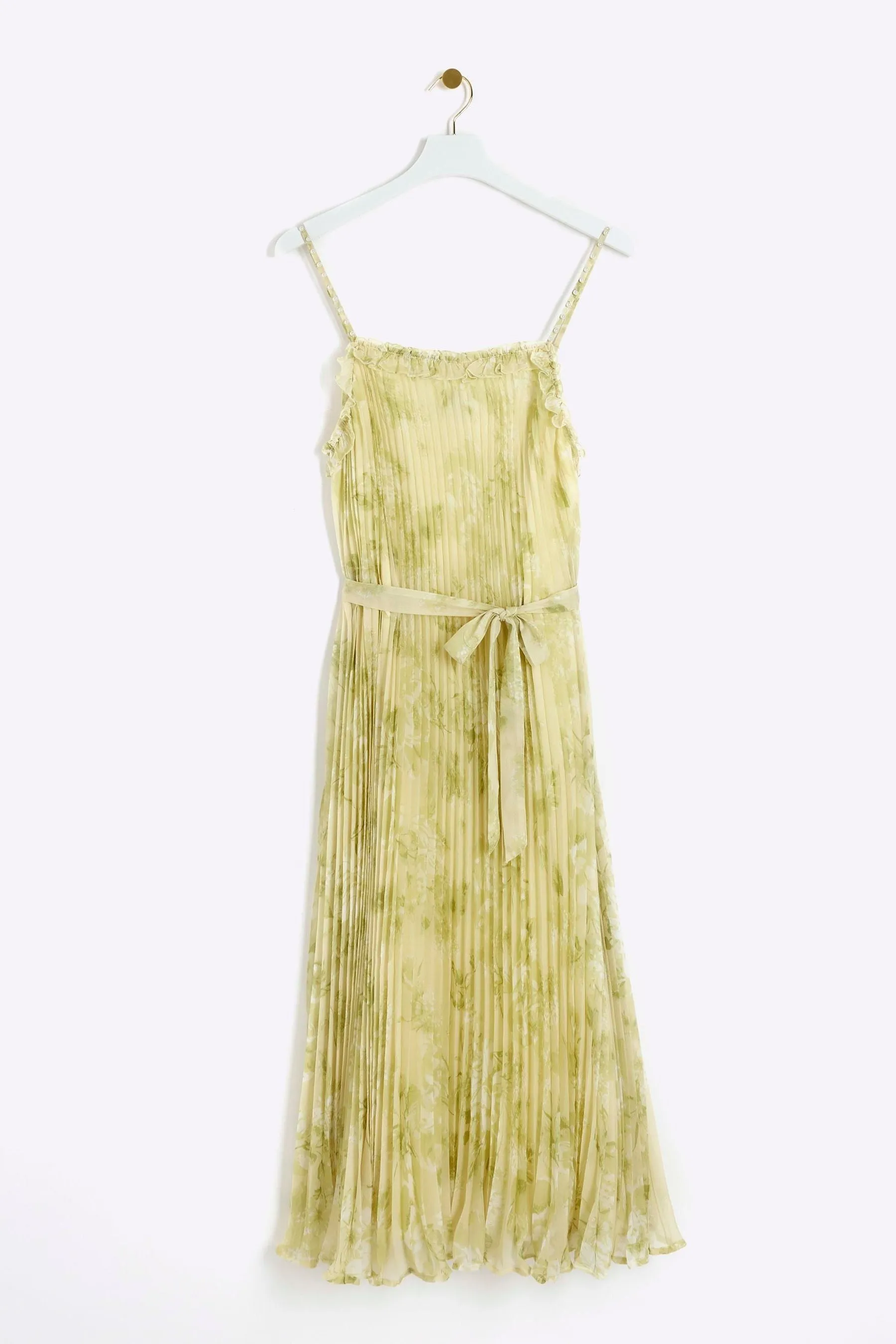 River Island A pieghe - Abito midi