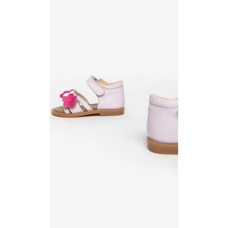 SANDALI KIDS IN PELLE PER BAMBINI NEROGIARDINI