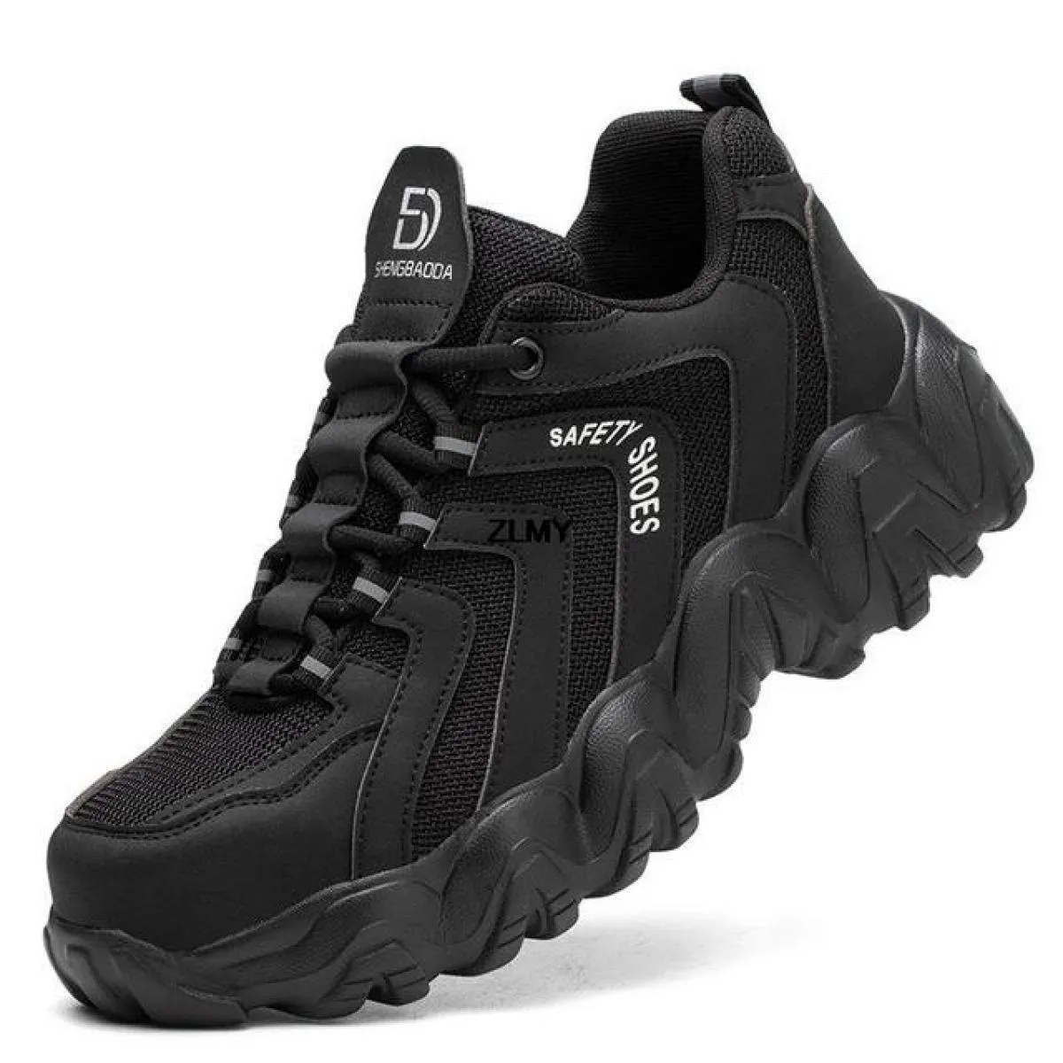 Scarpe antinfortunistiche da donna di grandi dimensioni con plateau Sneaker con punta in acciaio Uomo Donna Stivali antinfortuni