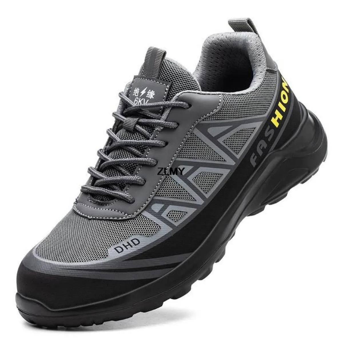 Scarpe antinfortunistiche da elettricista per uomo Stivali antinfortunistici da lavoro isolati 6kv Punta in plastica Scarpe da l