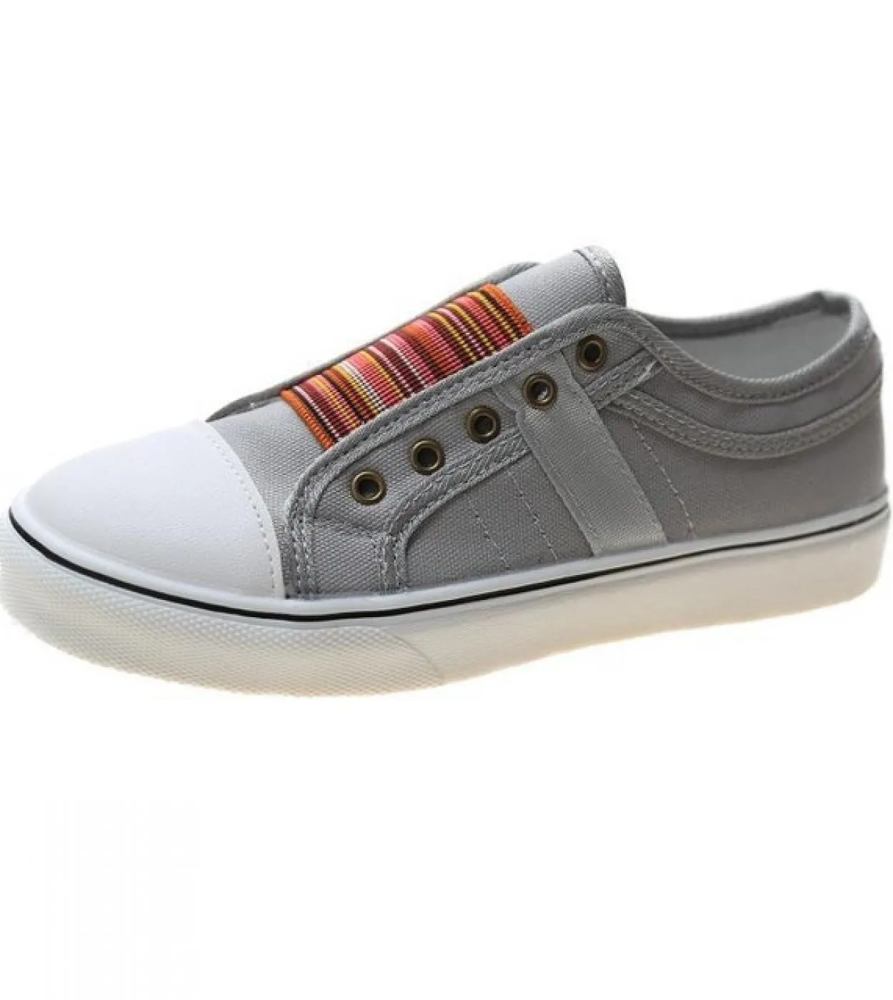 Scarpe casual piatte da donna Slip On Scarpe vulcanizzate da donna retrò Appartamenti autunnali Scarpe da ginnastica leggere Zap