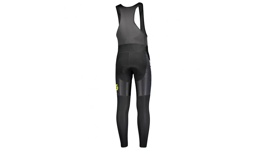 SCOTT Tights RC AS++ Black/Sulphur Yellow Calzamaglia Invernale