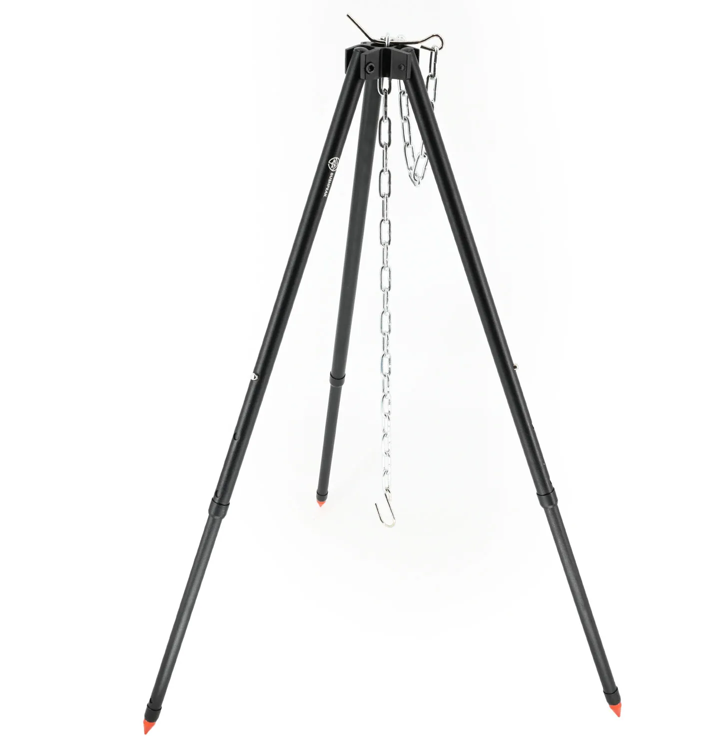 Set treppiede compatto in alluminio e di pentole in alluminio