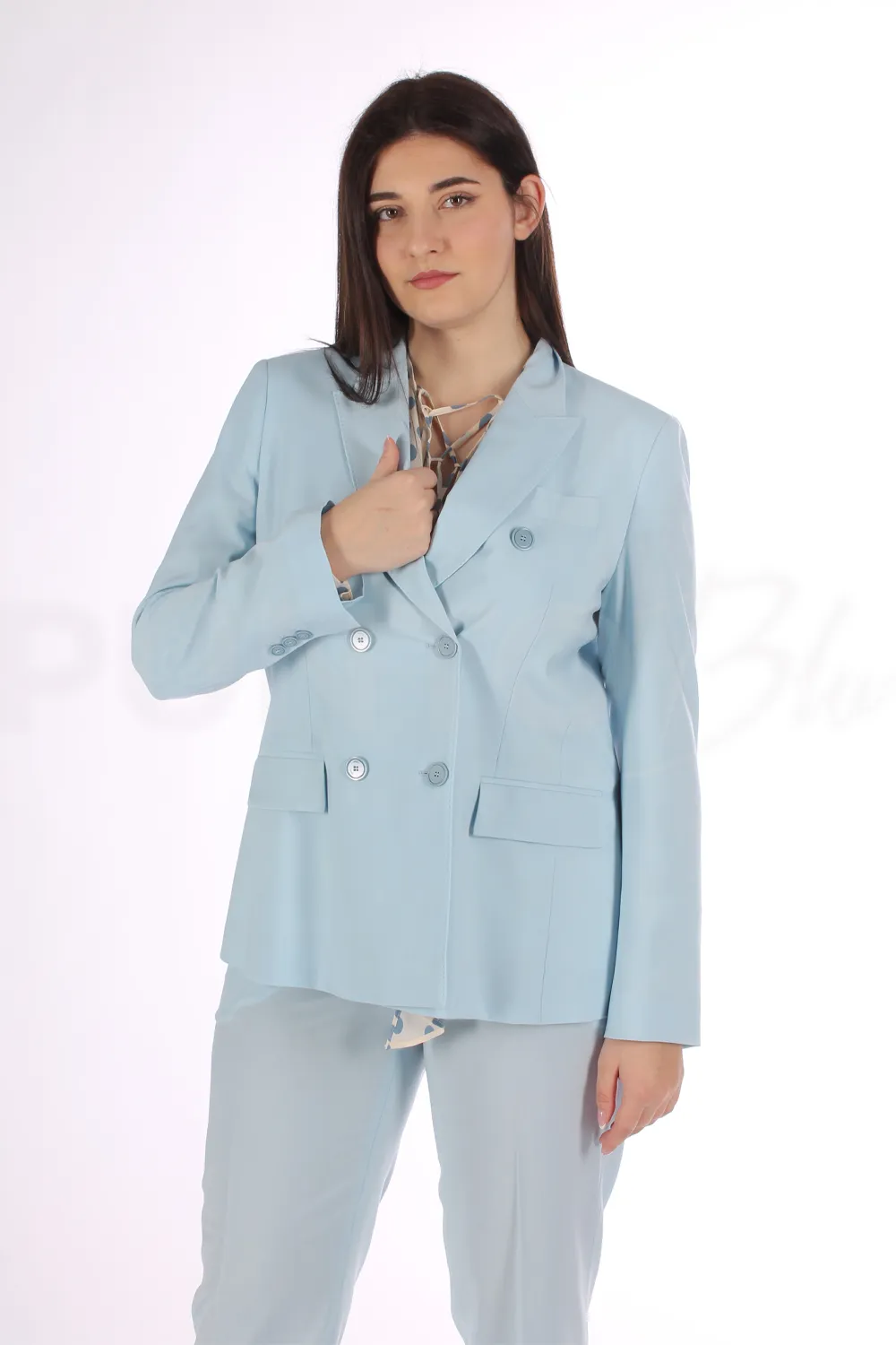 SEVENTY | GIACCA DOPPIOPETTO IN FRESCO LANA - Punto Blu