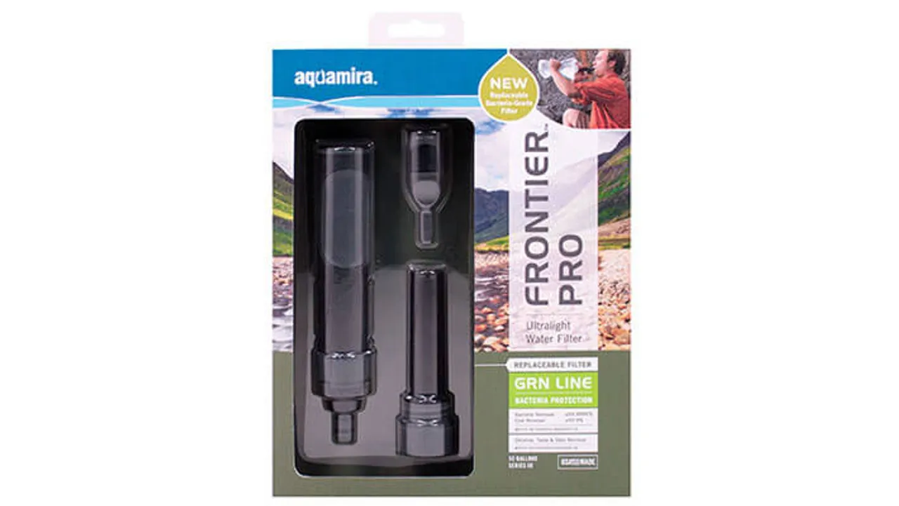 Sistema di filtraggio dell'acqua ultraleggero Frontier Pro