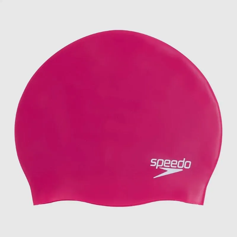 SPEEDO CUFFIA ADULTO IN SILICONE SAGOMATO ROSA