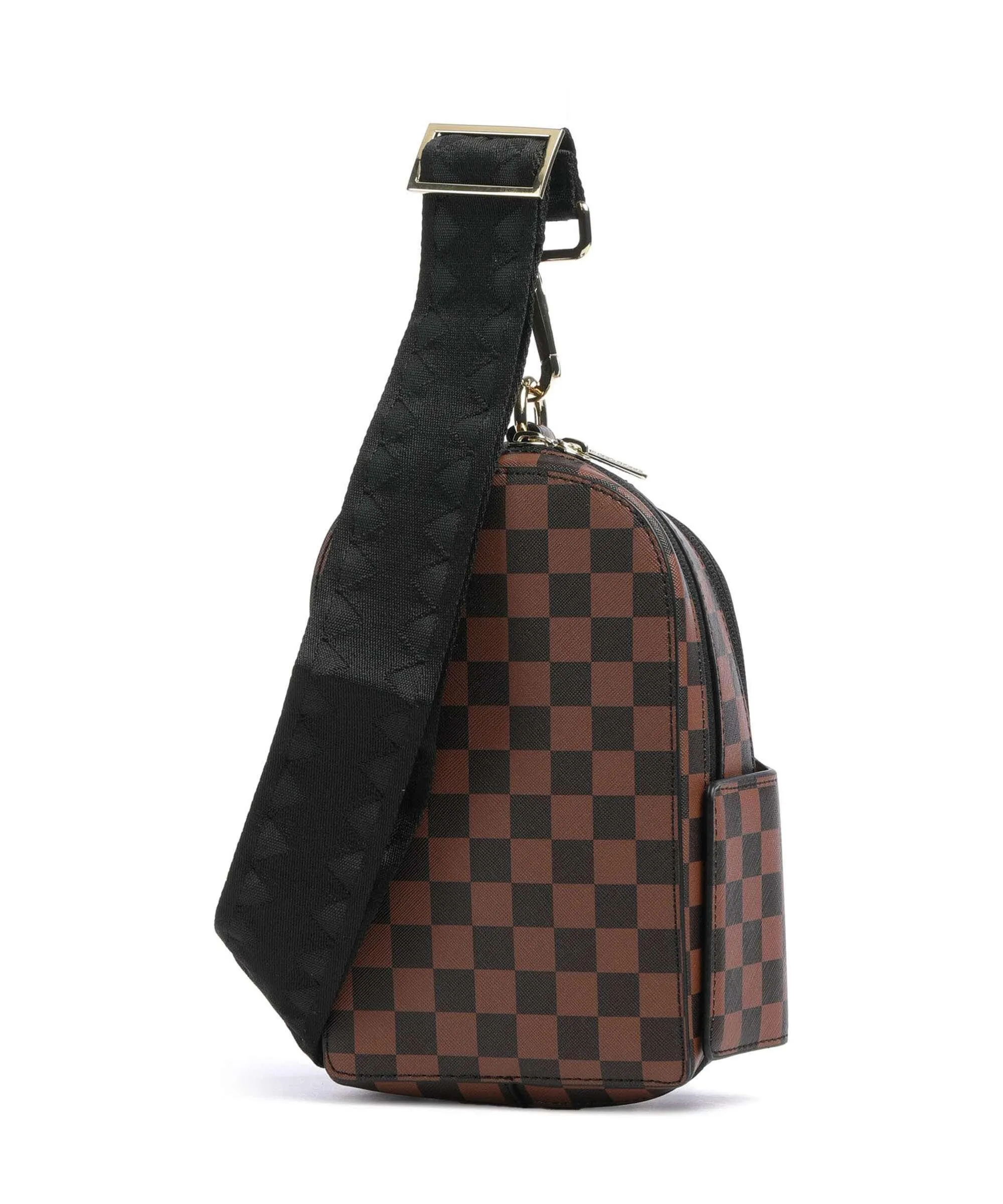  Sprayground Sharks in Paris Lenticular Chomp Borsa sling plastica marrone  