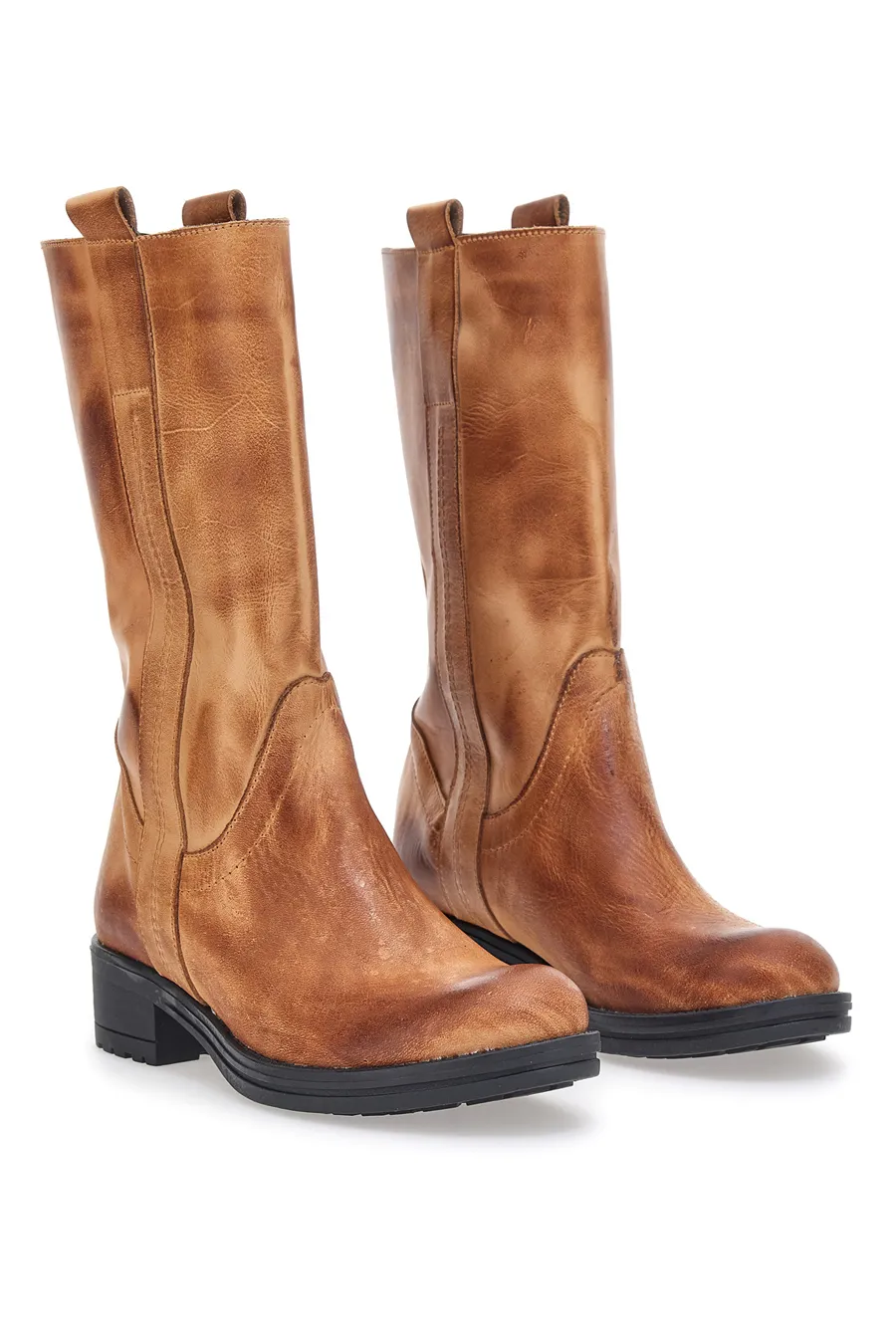 Stivale Biker Pittarello Glam 415 Cognac