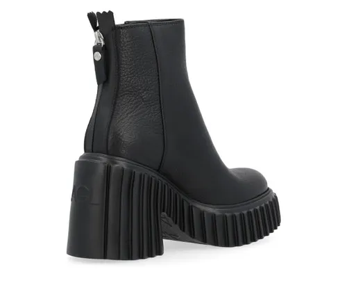 Stivaletto AGL Tiggy nero con zip