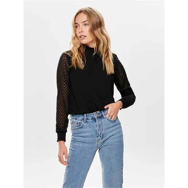 STRONG ONLY /STRONG  - Blusa donna collo alto