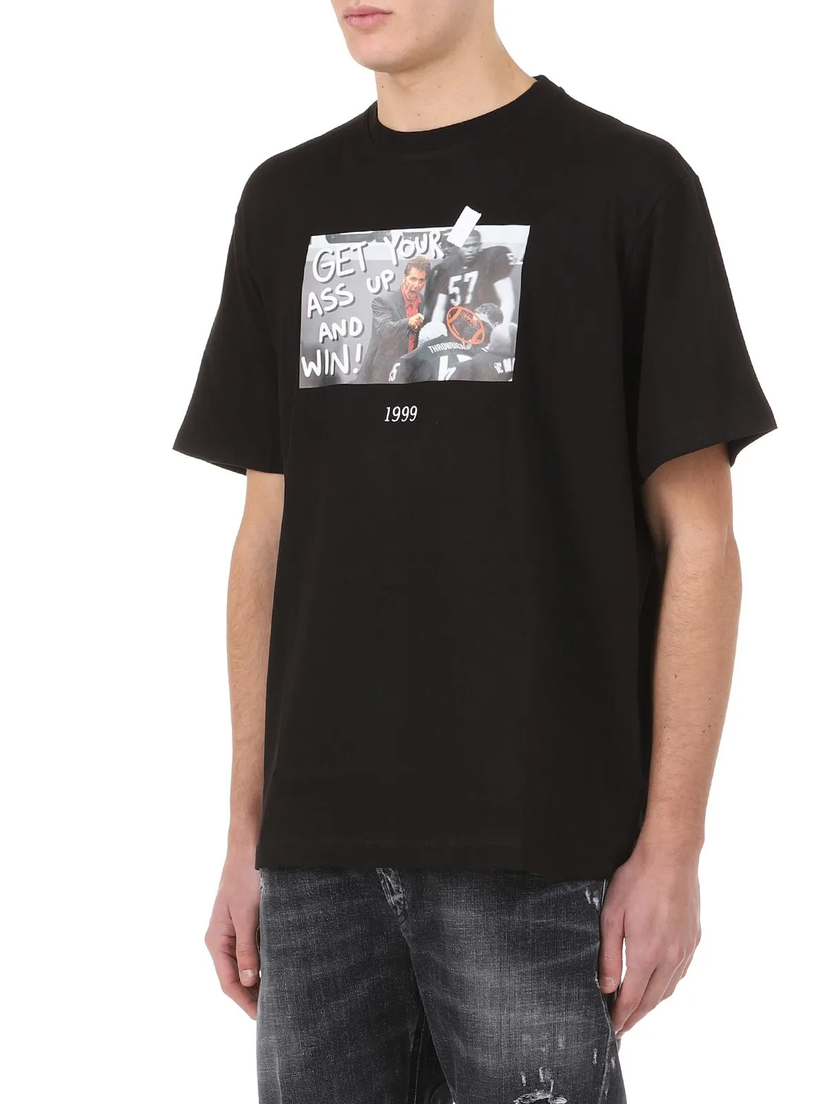 T-SHIRT IN COTONE NERA