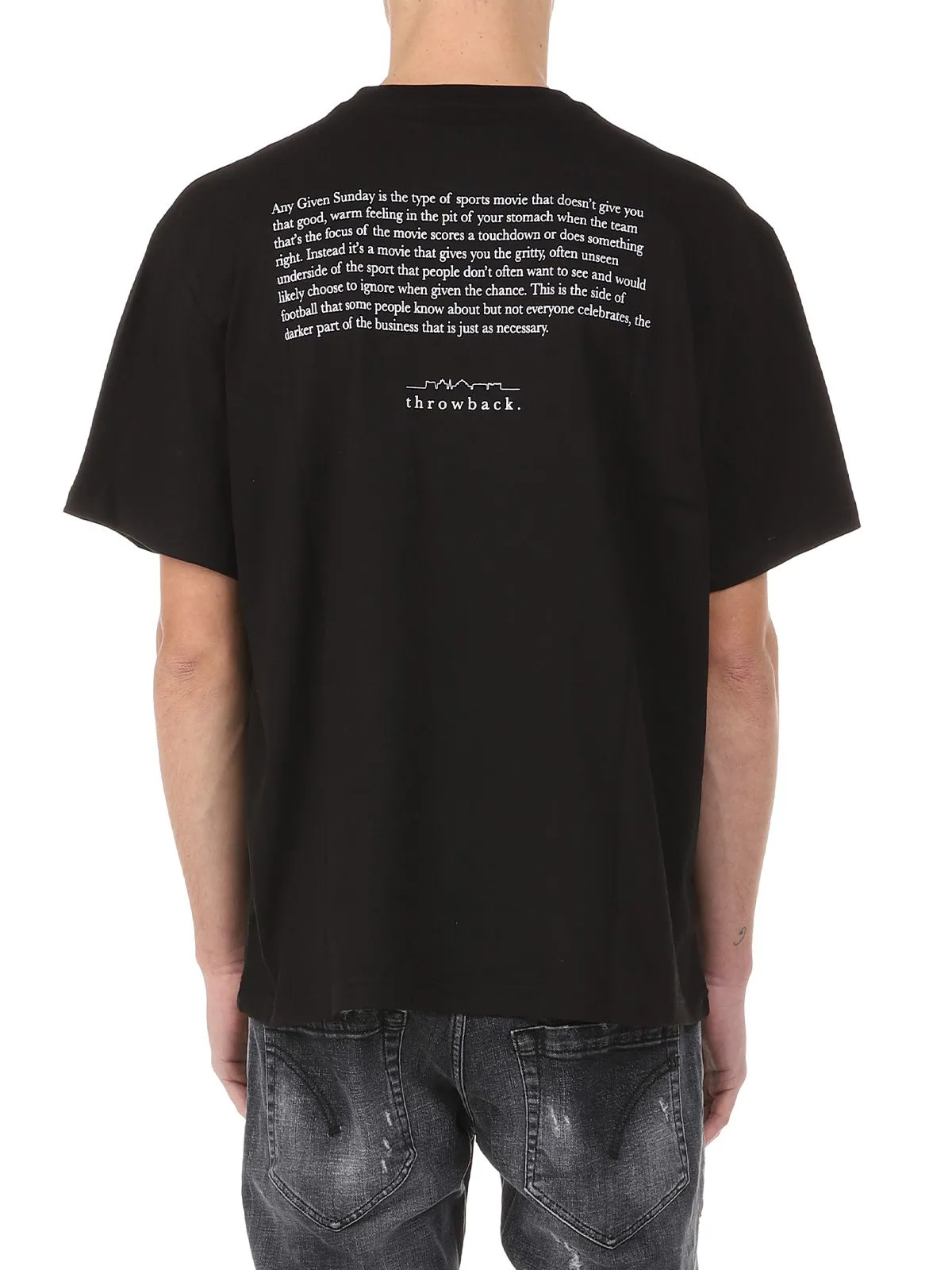 T-SHIRT IN COTONE NERA