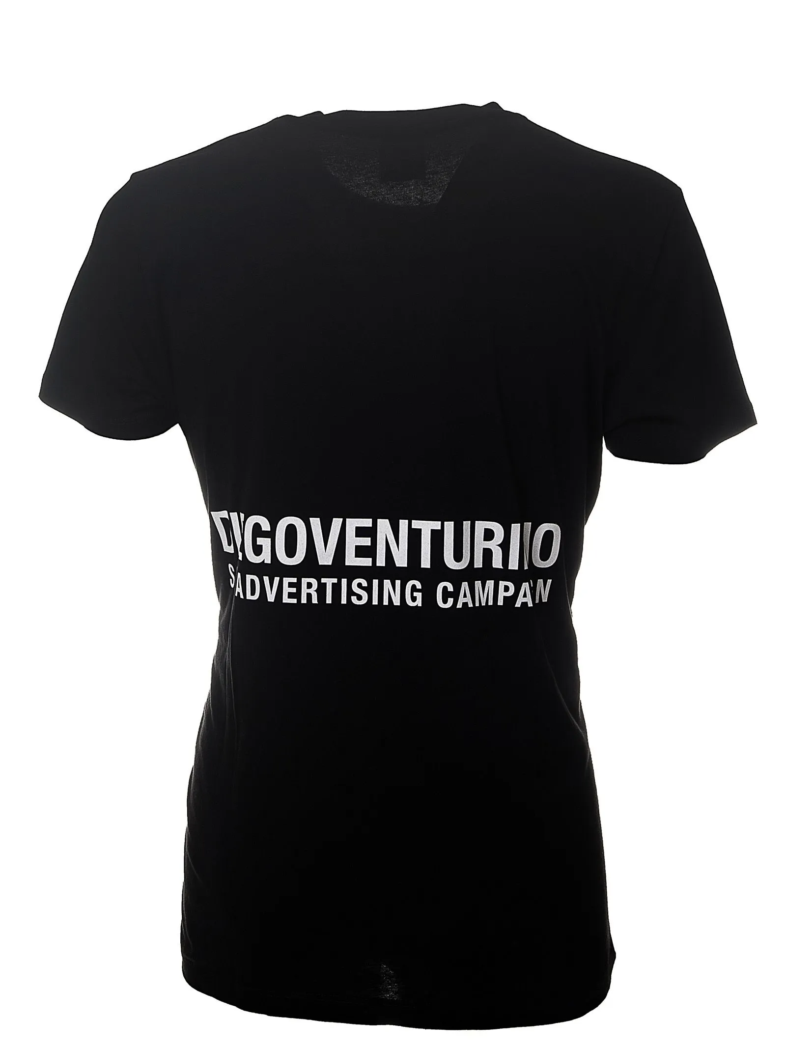 T-SHIRT NERA IN COTONE CON STAMPA BELMAN