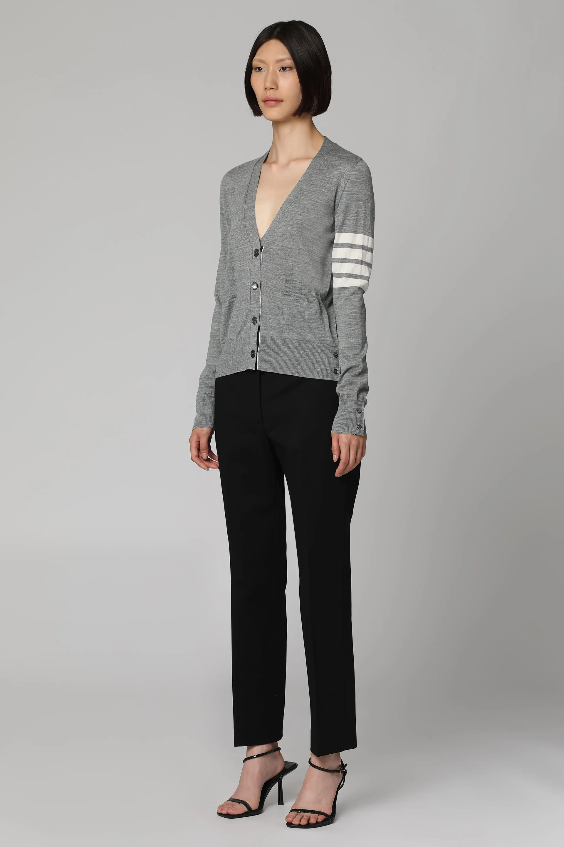 Thom Browne Cardigan in lana vergine