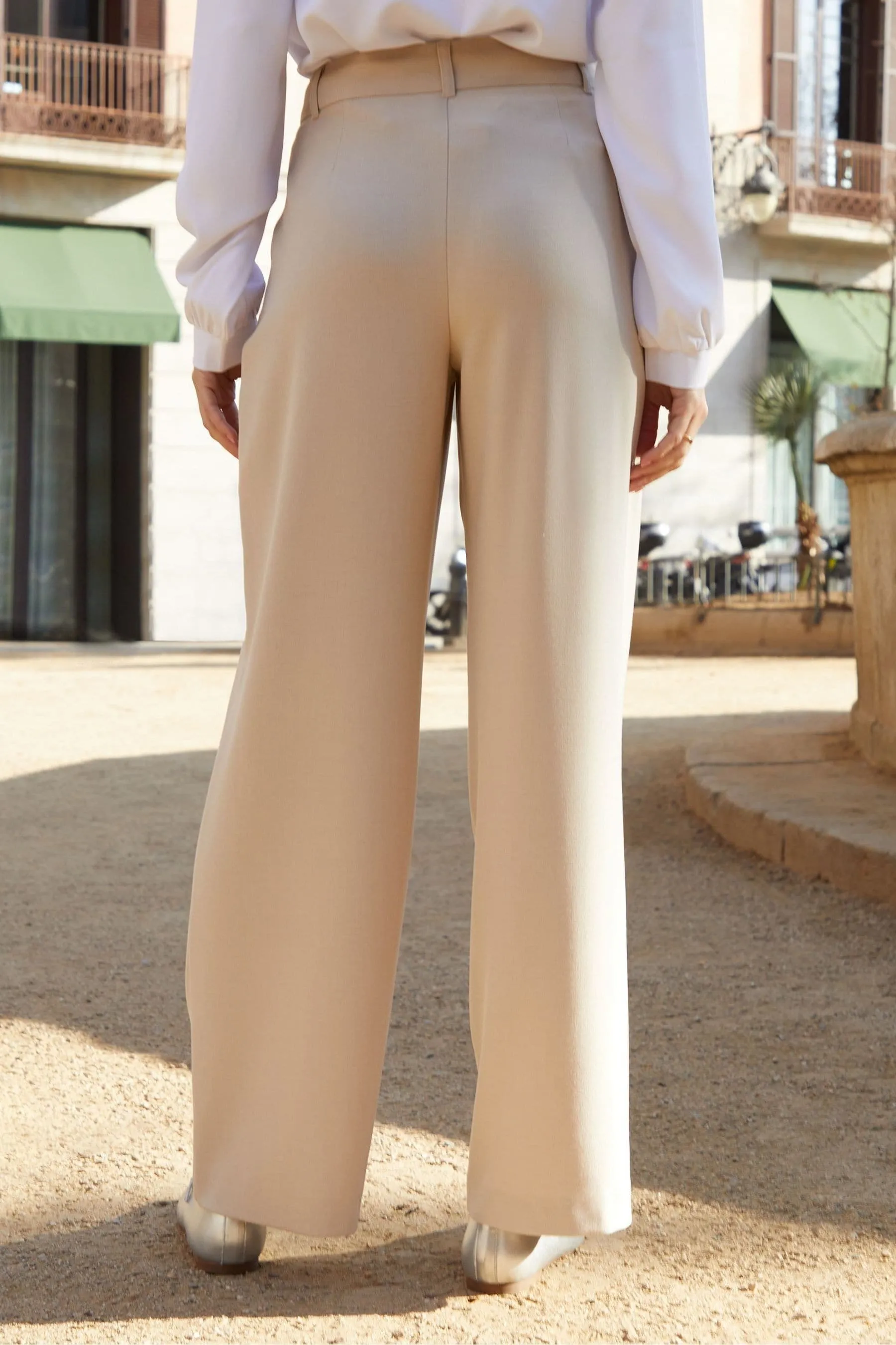 Threadbare - A pieghe Pantaloni ampio