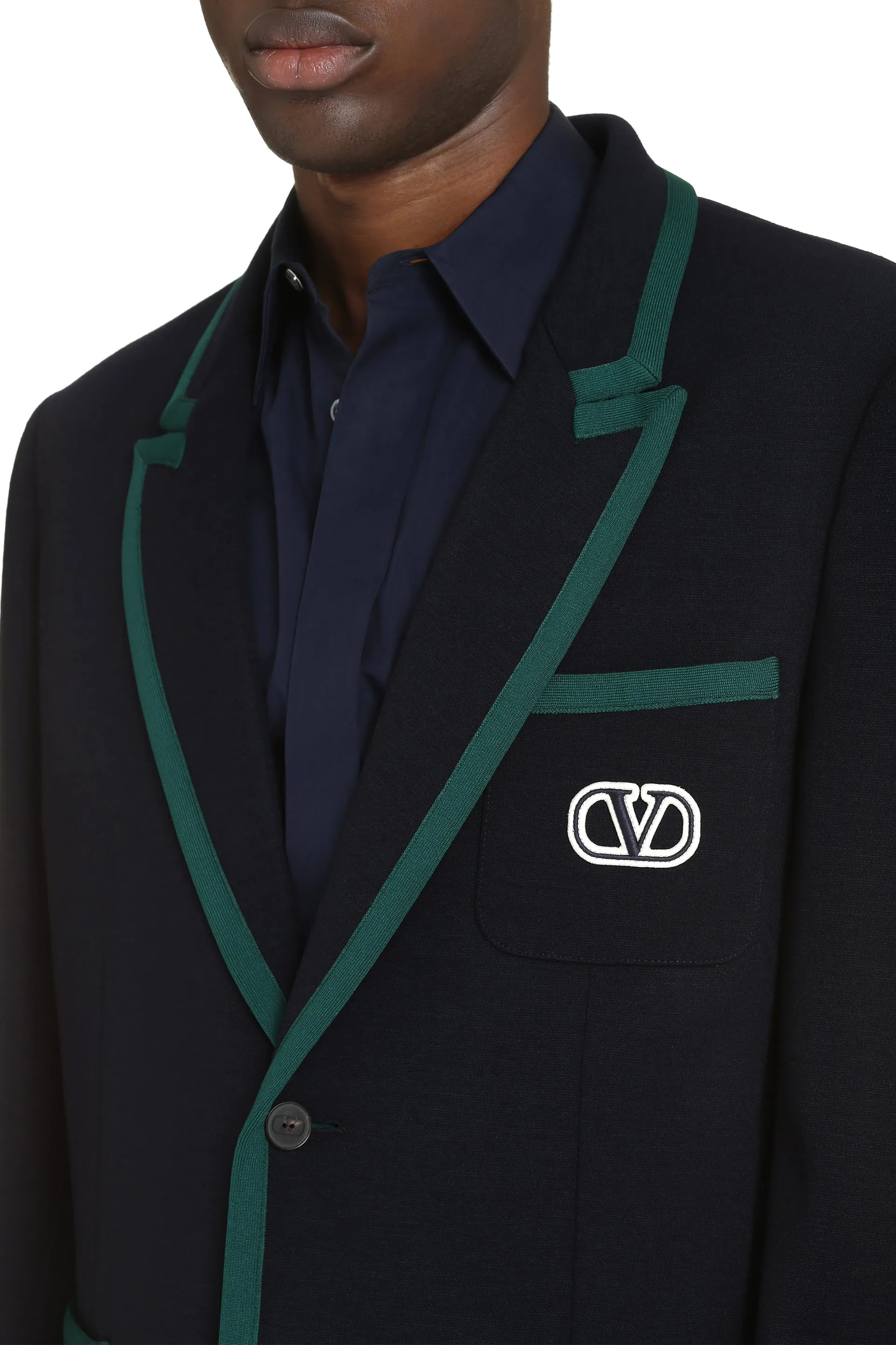 Valentino Blazer monopetto in lana