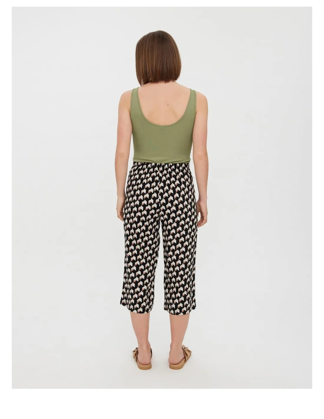 VERO MODA TROUSERS DONNA,VMEASY HW CULOTTE PANTS W