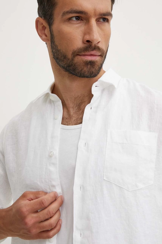 Vilebrequin camicia di lino CAROUBIS