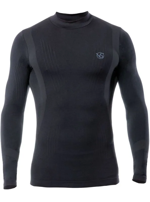VIVASPORT MAGLIA MANICA LUNGA SENIOR TERMICA  Black