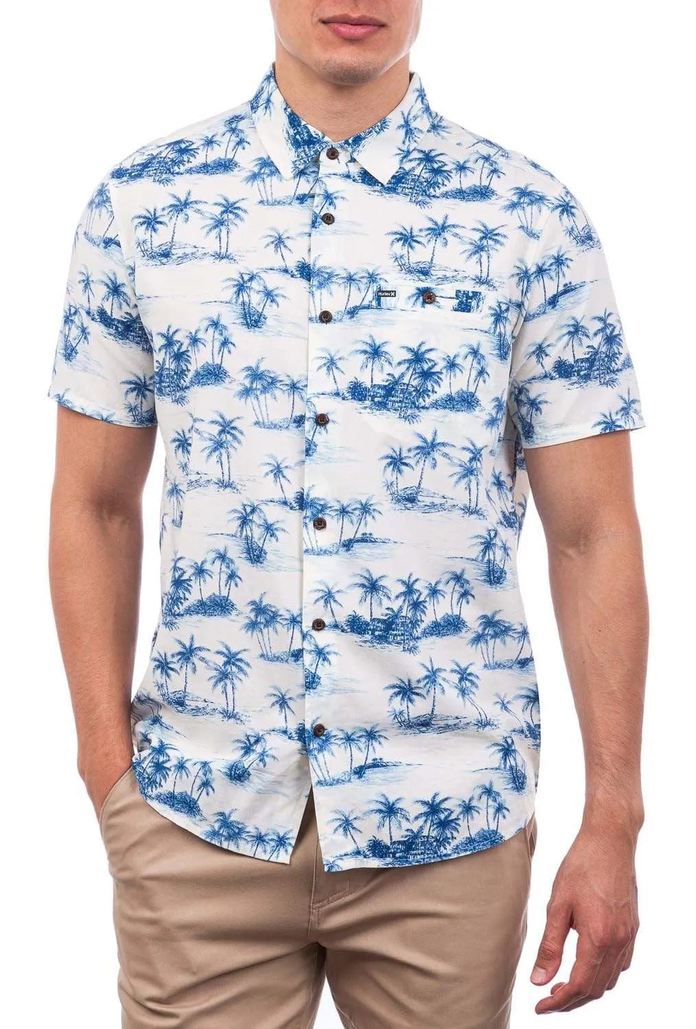 Wailuku Woven S/S White