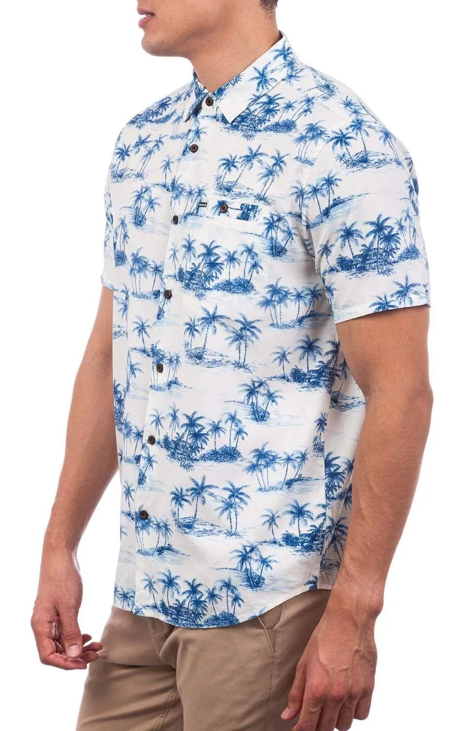 Wailuku Woven S/S White
