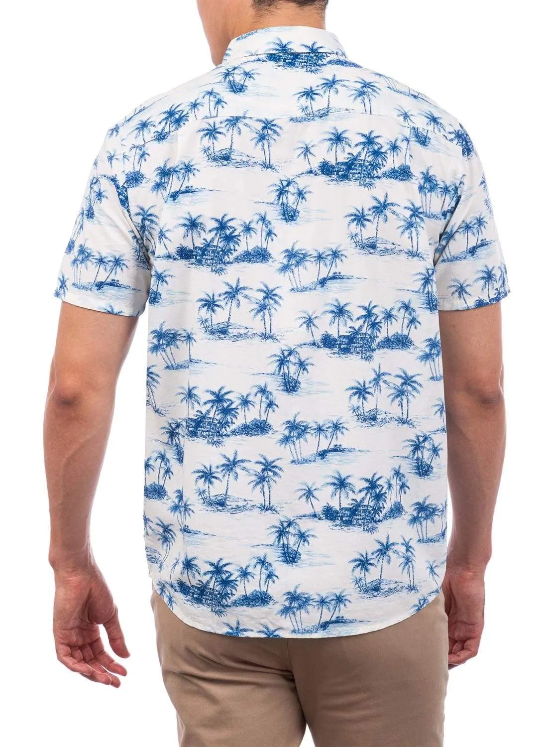 Wailuku Woven S/S White